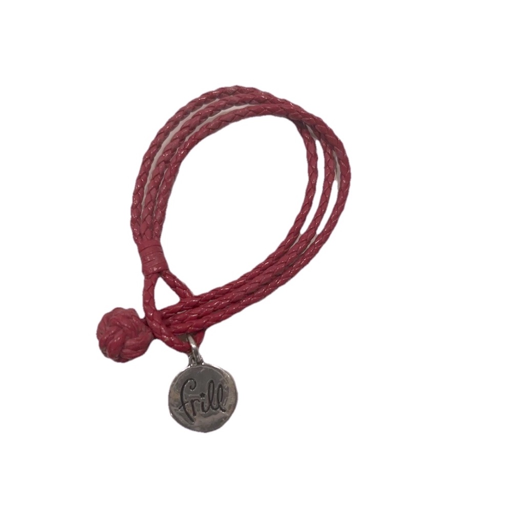 VERA BRADLY RED BRAIDED BRACELET! UNIQUE AND BEAUTIFUL!
